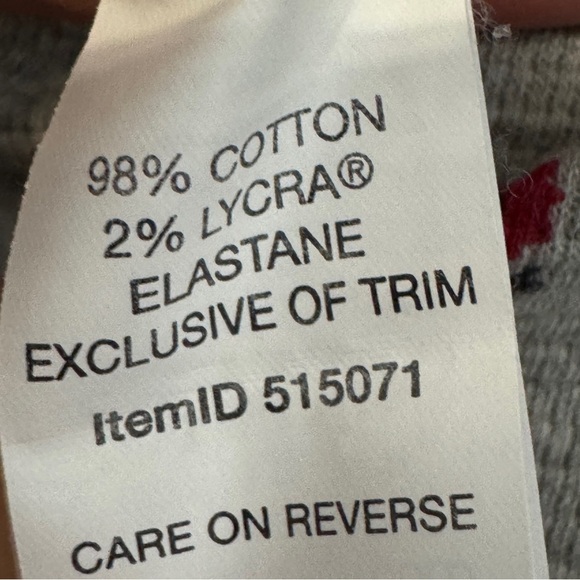 L.L. Bean Floral Union Suit Pajamas M Gray Thermal Henley - Picture 5 of 6